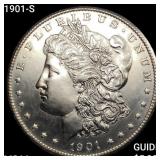 1901-S Morgan Silver Dollar CHOICE BU
