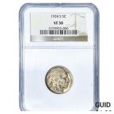 1924-S Buffalo Nickel NGC VF30