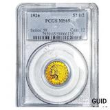 1926 $2.50 Gold Quarter Eagle PCGS MS65
