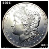 1895-S Morgan Silver Dollar CHOICE BU