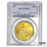1927 $20 Gold Double Eagle PCGS MS65