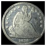 1839-O Silver Seated Liberty Dime LIGHTLY CIRCULAT