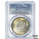 1882 Morgan Silver Dollar PCGS MS64