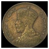 1934 New Zealand Silver Shilling NEARLY UNCIRCULAT