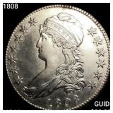 1808 Capped Bust Half Dollar CHOICE BU