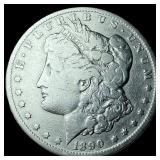 1890-CC Silver Morgan Dollar NEARLY UNCIRCULATED
