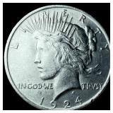 1924 Peace Silver Dollar CHOICE BU