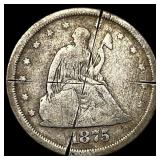1875-S Seated Liberty 20 Cents LIGHTLY CIRCULATED