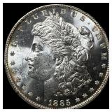 1885 Silver Morgan Dollar GEM BU