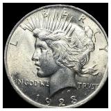 1923 Peace Silver Dollar CHOICE BU