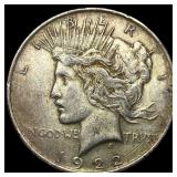1922 Silver Peace Dollar CLOSELY UNCIRCULATED