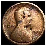 1909-S Lincoln Wheat Cent NICELY CIRCULATED