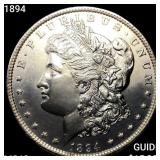 1894 Morgan Silver Dollar CHOICE BU+