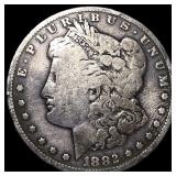 1882-CC Silver Morgan Dollar ABOUT  UNCIRCULATED