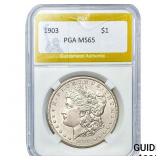 1903 Morgan Silver Dollar PGA MS65