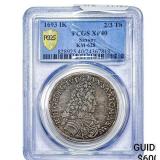 1693 Saxony Silver 2/3 Thaler PCGS XF40