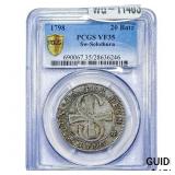 1798 Switzerland-Solothurn Silver 20 Batz PCGS VF3