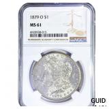 1879-O Morgan Silver Dollar NGC MS61