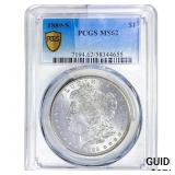 1889-S Morgan Silver Dollar PCGS MS62