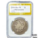1879-S Rev 78 Morgan Silver Dollar PGA Genuine