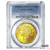 1898-S $20 Gold Double Eagle PCGS AU58