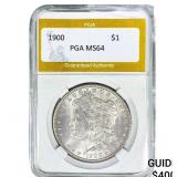 1900 Morgan Silver Dollar PGA MS64