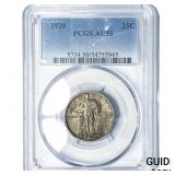 1920 Standing Liberty Quarter PCGS AU50