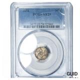 1856 Silver Three Cent PCGS VF25