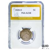1926-D Buffalo Nickel PGA AU58