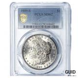 1889-S Morgan Silver Dollar PCGS MS62