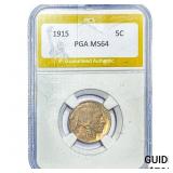 1915 Buffalo Nickel PGA MS64