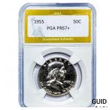 1955 Franklin Half Dollar PGA PR67+