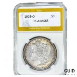 1903-O Morgan Silver Dollar PGA MS65