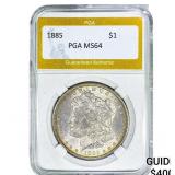 1885 Morgan Silver Dollar PGA MS64