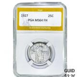 1927 Standing Liberty Quarter PGA MS64FH