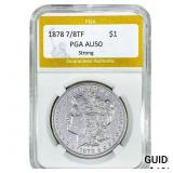 1878 7/8TF Morgan Silver Dollar PGA AU50 Strong