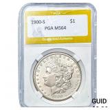 1900-S Morgan Silver Dollar PGA MS64