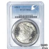 1890-S Morgan Silver Dollar PCGS MS62