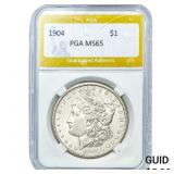 1904 Morgan Silver Dollar PGA MS65