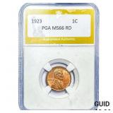 1923 Wheat Cent PGA MS66RD