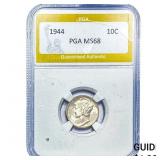 1944 Mercury Silver Dime PGA MS68