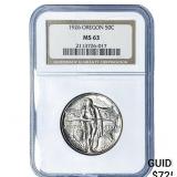 1926 Oregon Trail Half Dollar NGC MS63