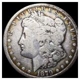 1879-CC Silver Morgan Dollar ABOUT  UNCIRCULATED