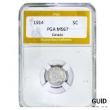 1914 5C Canada PGA MS67