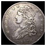 1836 Capped Bust Half Dollar NEARLY  UNCIRCULATED