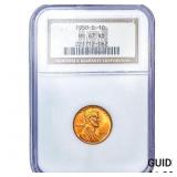 1950 Wheat Cent NGC MS67 RD
