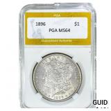1896 Morgan Silver Dollar PGA MS64
