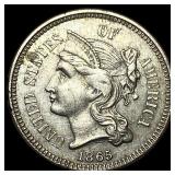 1865 Nickel Three-Cent Piece UNCIRCULATED