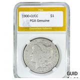 1900-O/CC Morgan Silver Dollar PGA Genuine