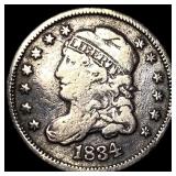 1834 Capped Bust Half Dime NEARLY  UNCIRCULATED